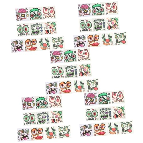 HEMOTON 50 Blatt Teiliges Halloween Kürbis Gesichtsaufkleber Set Bunte Diy Pumpkin Sticker für Party Dekoration Vielseitig Nutzbar für Kürbisse und Wohnaccessoires Kinderfreundlich Lustige HEMOTON 50 Blatt Teiliges Halloween Kürbis Gesichtsaufkleber Set Bunte Diy Pumpkin Sticker für Party Dekoration Vielseitig Nutzbar für Kürbisse und Wohnaccessoires Kinderfreundlich Lustige von HEMOTON