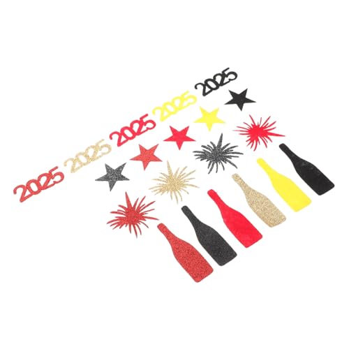 HEMOTON 50 Stück 2025 Silvester Party Dekoration Neujahrs Dekorationen Konfetti Tischkonfetti Frohes Neues Jahr Zum Aufhängen Neues Zuhause Konfetti Neujahrs Fotoautomaten Rahmen HEMOTON 50 Stück 2025 Silvester Party Dekoration Neujahrs Dekorationen Konfetti Tischkonfetti Frohes Neues Jahr Zum Aufhängen Neues Zuhause Konfetti Neujahrs Fotoautomaten Rahmen von HEMOTON