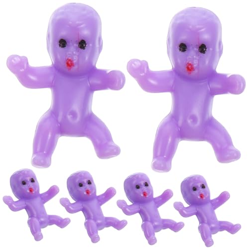 HEMOTON 50 Stück Mini-Babys Aus Kunststoff Realistische Puppen Großpackung Für Babyparty-Dekoration Party-Dekoration von HEMOTON
