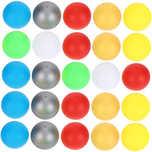 HEMOTON 50 Stück Öffbare Lotteriekugeln für Partys Robuste Plastikkapseln zum Befüllen mit Süßigkeiten oder Notizen für Tombola und Gewinnspiele Bunte Überraschungsbälle von HEMOTON