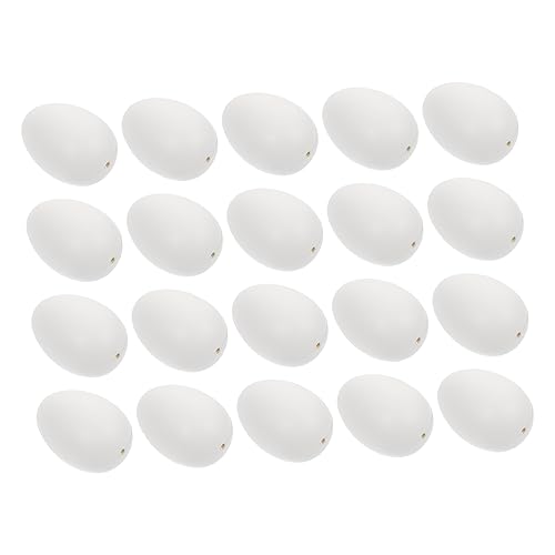 HEMOTON 50 Stück nachgeahmte Eier Eiermodell zum Selbermalen Eierspender DIY Eier hängend künstlich plastikeier für ostern easter eggs osterparty ei eier selber machen Weiß HEMOTON 50 Stück nachgeahmte Eier Eiermodell zum Selbermalen Eierspender DIY Eier hängend künstlich plastikeier für ostern easter eggs osterparty ei eier selber machen Weiß von HEMOTON