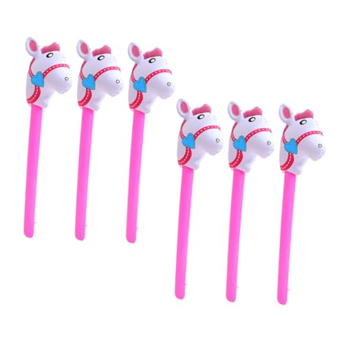 HEMOTON 6 Stück Aufblasbare Pferdekopf stickballons Rosenrot Kinderleichte Handhabung Dekorative Partyspielzeuge und Bühnenrequisiten für Jungen und Mädchen Geburtstagsdeko und HEMOTON 6 Stück Aufblasbare Pferdekopf stickballons Rosenrot Kinderleichte Handhabung Dekorative Partyspielzeuge und Bühnenrequisiten für Jungen und Mädchen Geburtstagsdeko und von HEMOTON