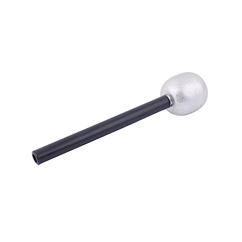 HEMOTON 6 Stück Teiliges Halloween Mikrofon Deko Gold Silberne Gesangsrequisiten Leichte Partyaccessoires für Kostüm und Bühnenauftritte von HEMOTON