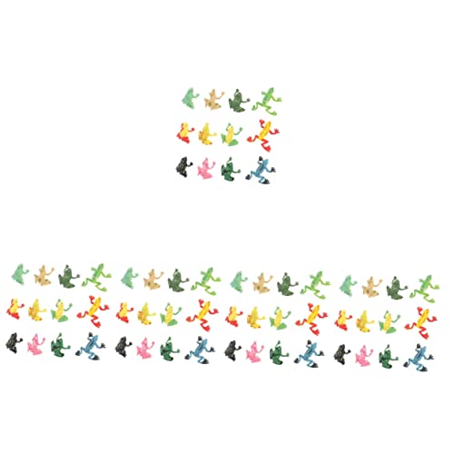 HEMOTON 60 STK Simulierter tropischer Laubfrosch Frosch Spielzeug Massenspielzeug Party mitgebsel Kinder kinderparty mitgebsel Modelle Kinderspielzeug Froschfiguren für Kinder Glas Statue von HEMOTON
