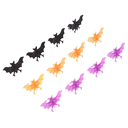 HEMOTON 60Stücke Halloween Bat Ring Orange Schwarz Spielzeugringe für Kinderpartys Halloween Dekoration Umweltfreundliches Kunststoffzubehör HEMOTON 60Stücke Halloween Bat Ring Orange Schwarz Spielzeugringe für Kinderpartys Halloween Dekoration Umweltfreundliches Kunststoffzubehör von HEMOTON