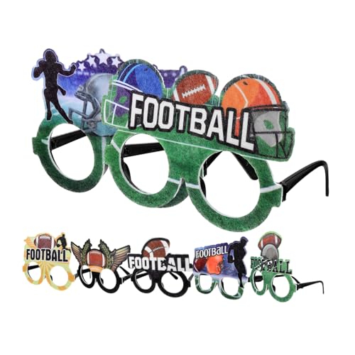HEMOTON 7 Stück Rugby-brille Rave-brille Fußball Gläser Brille Foto-requisite Brillen-requisiten Leichte Partybrille Party-cartoon-brille Kostümzubehör Party-requisite Sportbrillen Plastik HEMOTON 7 Stück Rugby-brille Rave-brille Fußball Gläser Brille Foto-requisite Brillen-requisiten Leichte Partybrille Party-cartoon-brille Kostümzubehör Party-requisite Sportbrillen Plastik von HEMOTON