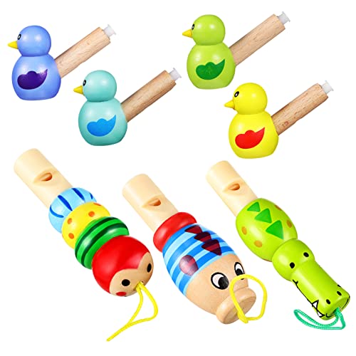 HEMOTON 7Stücke Cartoon Tier und Vogel Holzpfeife für Teiliges Musikinstrument Musikalischen Entwicklung Leichte und Spielzeuge für Kleinkinder Zufällige HEMOTON 7Stücke Cartoon Tier und Vogel Holzpfeife für Teiliges Musikinstrument Musikalischen Entwicklung Leichte und Spielzeuge für Kleinkinder Zufällige von HEMOTON