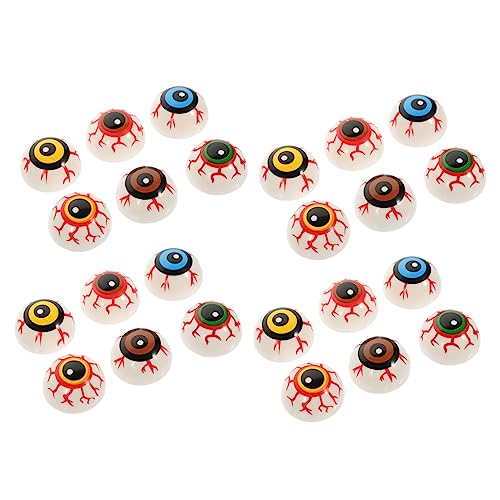 HEMOTON 96 Stck. Teiliges Bunte Hohle Halloween Augen Elastische Grusel Deko für Halloween Partys Kindergeburtstag und Party Goodie Tüten von HEMOTON