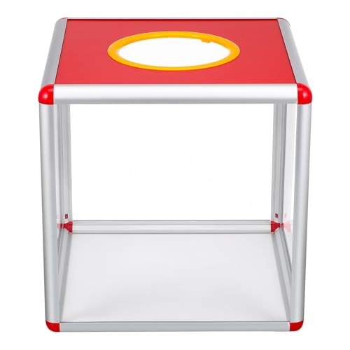 HEMOTON Acryl-Gewinnspielbox Zum Abstimmen Spenden Und Verteilen Von Vorschlägen Tombola-Loshalter-Etui Für Veranstaltungen Oder Versammlungen 25 Cm von HEMOTON