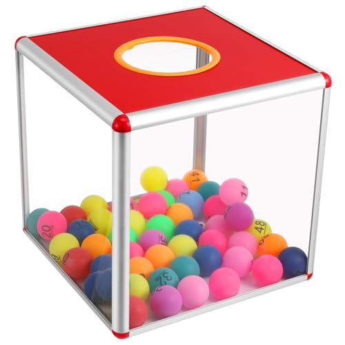 HEMOTON Acryl-Gewinnspielbox Zum Abstimmen Spenden Und Verteilen Von Vorschlägen Tombola-Loshalter-Etui Für Veranstaltungen Oder Versammlungen von HEMOTON