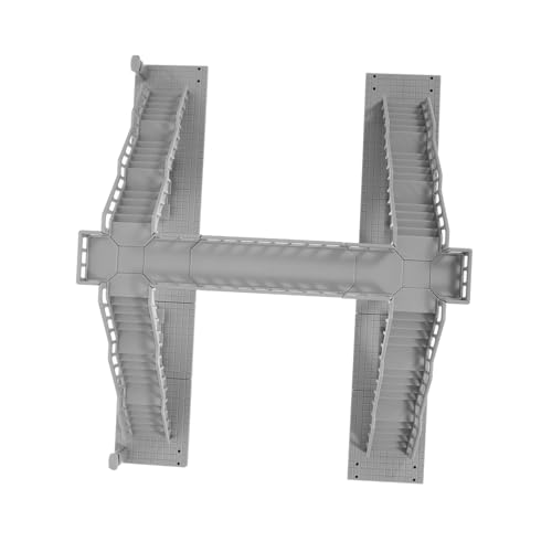 HEMOTON Fußgängerbrücke Fußgängerbrücke Zur Dekoration Tischdekoration Miniaturszene (glattes Abs-Material Realistische Form) von HEMOTON