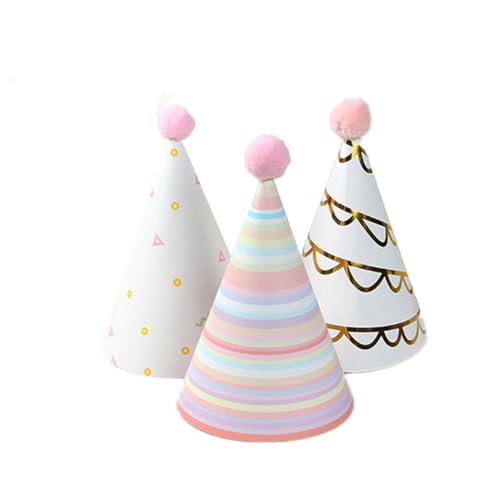 HEMOTON Kinder-partyhut-set 9-teilig Bronzierte Wolle Dekorative Kappen Für Geburtstag Baby-accessoires Für Jungen Und Mädchen HEMOTON Kinder-partyhut-set 9-teilig Bronzierte Wolle Dekorative Kappen Für Geburtstag Baby-accessoires Für Jungen Und Mädchen von HEMOTON