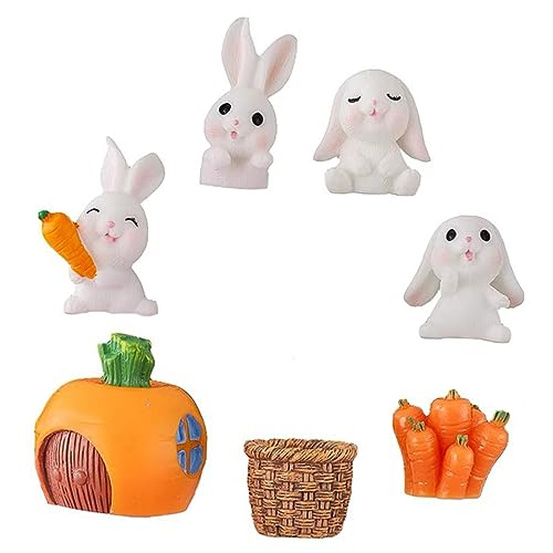 HEMOTON Miniatur Hase Figuren Set aus Langlebigem Detailreiche Hasen Deko für Auto Garten und Kuchen Teiliges Kaninchen Set für Kreative Tisch und Partygestaltung HEMOTON Miniatur Hase Figuren Set aus Langlebigem Detailreiche Hasen Deko für Auto Garten und Kuchen Teiliges Kaninchen Set für Kreative Tisch und Partygestaltung von HEMOTON
