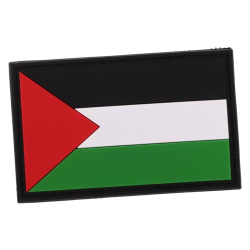 HEMOTON Palästina Flaggen Patch Klein Gesticktes Abzeichen für Rucksäcke Jacken und Hüte PVC Arm Aufnäher für Outdoor Aktivitäten und Stilvolle Accessoires HEMOTON Palästina Flaggen Patch Klein Gesticktes Abzeichen für Rucksäcke Jacken und Hüte PVC Arm Aufnäher für Outdoor Aktivitäten und Stilvolle Accessoires von HEMOTON