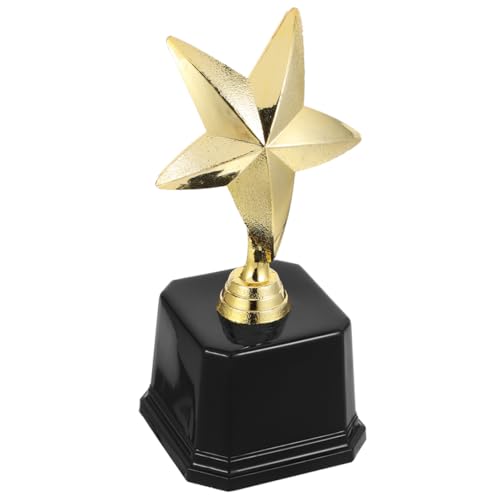 HEMOTON Plastik Stern Trophäe für Auszeichnung für Wettbewerbe und Feierlichkeiten Leichte Trophäen für Partyspiele und Anerkennung Dekoration für Events und Feste von HEMOTON