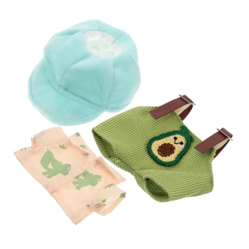 HEMOTON Plüschpuppen-Set Strampler Wiedergeborene Puppe Gesamt Bärenoverall Jacke Sachen Plüschtierkleidung Puppenshirt Kleidung Für Babypuppen Puppe Verkleiden Zubehör Keuchen Mini Stoff HEMOTON Plüschpuppen-Set Strampler Wiedergeborene Puppe Gesamt Bärenoverall Jacke Sachen Plüschtierkleidung Puppenshirt Kleidung Für Babypuppen Puppe Verkleiden Zubehör Keuchen Mini Stoff von HEMOTON