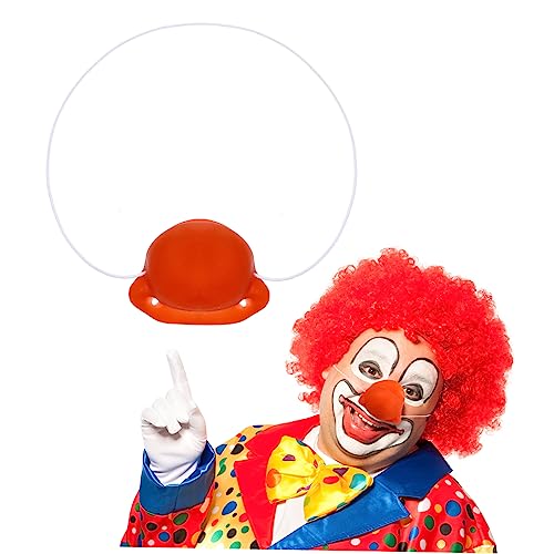 HEMOTON Rote Clownnase aus Kunststoff Lustiges Partyaccessoire mit Gummiband für Karneval und Kostümpartys Witziges Cosplay Requisit für Erwachsene HEMOTON Rote Clownnase aus Kunststoff Lustiges Partyaccessoire mit Gummiband für Karneval und Kostümpartys Witziges Cosplay Requisit für Erwachsene von HEMOTON