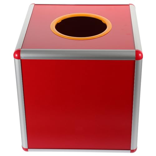 HEMOTON Spendenbox Aus Aluminiumlegierung Rot Aufbewahrungsbehälter Für Tombola-Vorschlagstickets Für Spendensammlungen Abstimmungen Wohltätigkeitswettbewerbe Spitze 25 Cm HEMOTON Spendenbox Aus Aluminiumlegierung Rot Aufbewahrungsbehälter Für Tombola-Vorschlagstickets Für Spendensammlungen Abstimmungen Wohltätigkeitswettbewerbe Spitze 25 Cm von HEMOTON