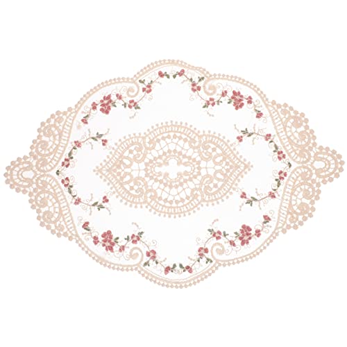 HEMOTON Spitze Bestickt Tischset Nachttisch Abdeckung Deckchen Schals Bestickt Tischtuch Hochzeit Party Möbel Abdeckung Wohnkultur Schrank Tischdecke 38Cm * 26Cm HEMOTON Spitze Bestickt Tischset Nachttisch Abdeckung Deckchen Schals Bestickt Tischtuch Hochzeit Party Möbel Abdeckung Wohnkultur Schrank Tischdecke 38Cm * 26Cm von HEMOTON