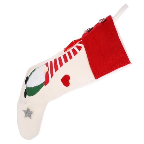 HEMOTON Weihnachtsstrumpfbeutel Weihnachtsfeier Sockenanhänger Roter Christbaumschmuck Weihnachtssockenverzierung Dekorativer Weihnachtsstrumpf Weihnachtsbaum-plüsch-Ornamente Gold Stoff HEMOTON Weihnachtsstrumpfbeutel Weihnachtsfeier Sockenanhänger Roter Christbaumschmuck Weihnachtssockenverzierung Dekorativer Weihnachtsstrumpf Weihnachtsbaum-plüsch-Ornamente Gold Stoff von HEMOTON