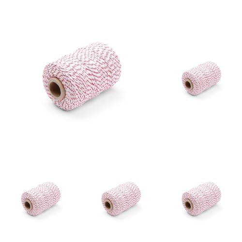 HENDI Bratenschnur, Roulade, Grillschnur, Küchengarn, Spule mit 200g Schnur Aus T/C-Baumwolle, Einer Baumwoll-Polyester-Mischung, Stückzahl: 1, Ca. 132m (Packung mit 5) von HENDI