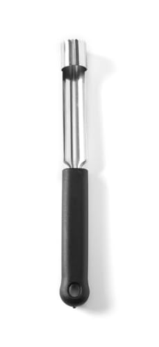 HENDI Dekorierset mit Tasche, 6-teilig: Melonenlöffel, doppelt - Apfelentkerner 20mm - Melonenlöffel, geriffelt - Zitronenmesser - Kanalmesser - Dekoriermesser, Edelstahl/Polypropylen von HENDI