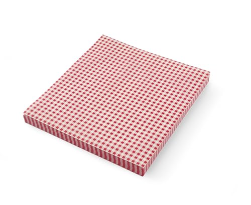 HENDI Deli Papier, 500 Blätter, für Lebensmittel, fettdicht, ölbeständig, Einschlagpapier, Brotpapier, Hamburgerpapier, Sandwich Papier, Fettdichtes Papier, 200x250mm, Karomuster HENDI Deli Papier, 500 Blätter, für Lebensmittel, fettdicht, ölbeständig, Einschlagpapier, Brotpapier, Hamburgerpapier, Sandwich Papier, Fettdichtes Papier, 200x250mm, Karomuster von HENDI