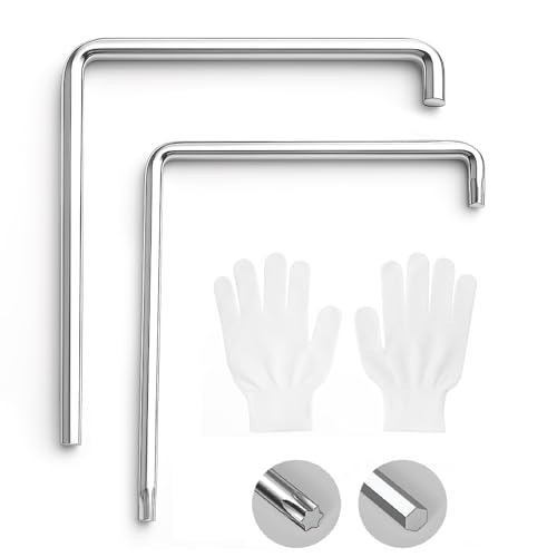 2 Stück Fenster Einstellwerkzeug Set, 4mm SechskantschlüSsel & Torx TX15, JustierschlüSsel für Fenster und TüRen, Fensterschrauben EinstellschlüSsel Gilt für Roto, Siegenia, Winkhaus TüRen und Fenster 2 Stück Fenster Einstellwerkzeug Set, 4mm SechskantschlüSsel & Torx TX15, JustierschlüSsel für Fenster und TüRen, Fensterschrauben EinstellschlüSsel Gilt für Roto, Siegenia, Winkhaus TüRen und Fenster von HENGBIRD