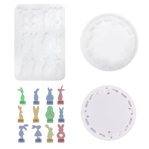 2 Stück Silikonform Ostern 3D Hase Silikonformen Gießformen Ostern Frühling Osternhase Gipsformen zum Gießen Osternhase Gießformen Silikon Ostern Hase Giessformen Ostern Silikon Gießform für Handwerk 2 Stück Silikonform Ostern 3D Hase Silikonformen Gießformen Ostern Frühling Osternhase Gipsformen zum Gießen Osternhase Gießformen Silikon Ostern Hase Giessformen Ostern Silikon Gießform für Handwerk von HENGBIRD
