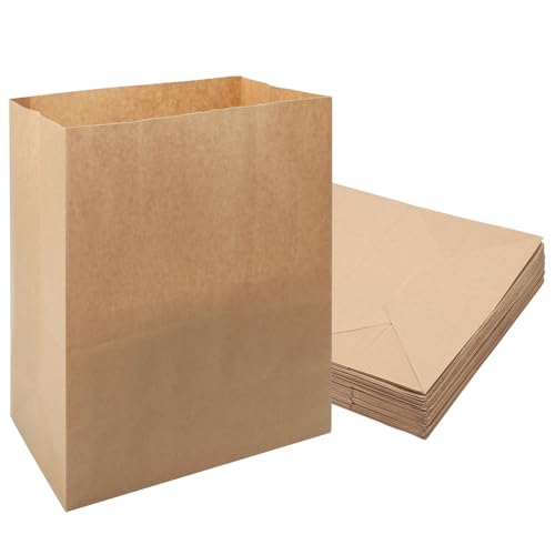 50stück PapiertüTen Groß, 33 x 24 x 14cm braunPapiertüTen PapiertüTen Braun BrottüTen Kraftpapier TüTen Kann zum Aufbewahren von Süßigkeiten, Nüssen, Brot, Gemüse usw. verwendet werden 50stück PapiertüTen Groß, 33 x 24 x 14cm braunPapiertüTen PapiertüTen Braun BrottüTen Kraftpapier TüTen Kann zum Aufbewahren von Süßigkeiten, Nüssen, Brot, Gemüse usw. verwendet werden von HENGBIRD