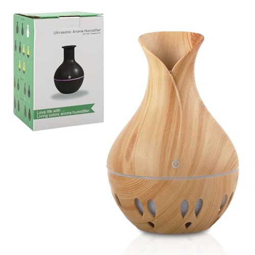 HENGBIRD 130ml Aroma Diffuser für Duftöle Ätherische Öle, Premium Ultraschall Diffuser Luftbefeuchter Aromatherapie Öle mit 7-farbigem LED-Licht, BPA-Free Luftbefeuchter Schlafzimmer, Büro, Spa HENGBIRD 130ml Aroma Diffuser für Duftöle Ätherische Öle, Premium Ultraschall Diffuser Luftbefeuchter Aromatherapie Öle mit 7-farbigem LED-Licht, BPA-Free Luftbefeuchter Schlafzimmer, Büro, Spa von HENGBIRD