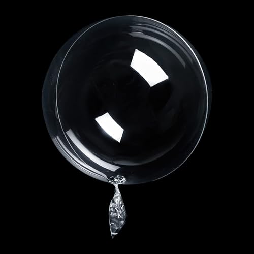 HENGBIRD 30 Stück Bobo Luftballons Transparente 24 Zoll Blase Jumbo Bobo Luftballons Geburtstag Kristall Blase Klar Ballons Befüllbar mit Konfetti, Helium für Weihnachten, Hochzeit, Dekorationen HENGBIRD 30 Stück Bobo Luftballons Transparente 24 Zoll Blase Jumbo Bobo Luftballons Geburtstag Kristall Blase Klar Ballons Befüllbar mit Konfetti, Helium für Weihnachten, Hochzeit, Dekorationen von HENGBIRD