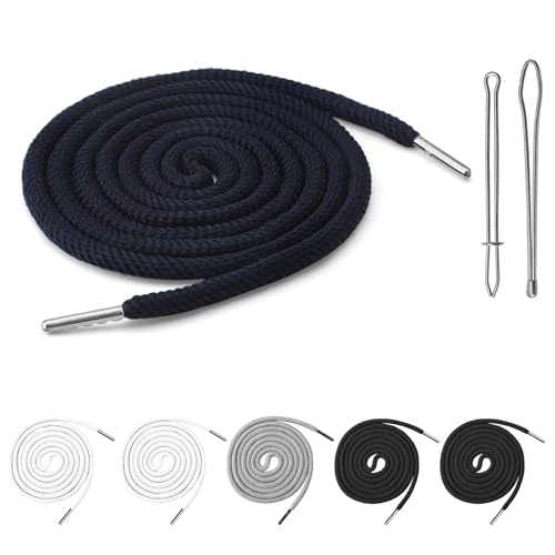 HENGBIRD 6 Stück Kordel für Jogginghose mit Durchziehnadel, 130 cm Kordel für Hoodie Jogginghose Band Kordelband für Hosen Kordelzug, Hosenband für Jogginghosen, Hoodies, Sporthosen, Sweatshirts, Jack HENGBIRD 6 Stück Kordel für Jogginghose mit Durchziehnadel, 130 cm Kordel für Hoodie Jogginghose Band Kordelband für Hosen Kordelzug, Hosenband für Jogginghosen, Hoodies, Sporthosen, Sweatshirts, Jack von HENGBIRD