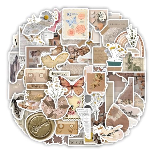 HENGBIRD 60pcs Sticker Aesthetic, Sticker Scrapbook Stickers Zubehör, Vintage Sticker Fotoalbum, Sticker Kindle, Stickers Aesthetic Sticker Vintage Journaling Zubehör Journal Sticker Set HENGBIRD 60pcs Sticker Aesthetic, Sticker Scrapbook Stickers Zubehör, Vintage Sticker Fotoalbum, Sticker Kindle, Stickers Aesthetic Sticker Vintage Journaling Zubehör Journal Sticker Set von HENGBIRD