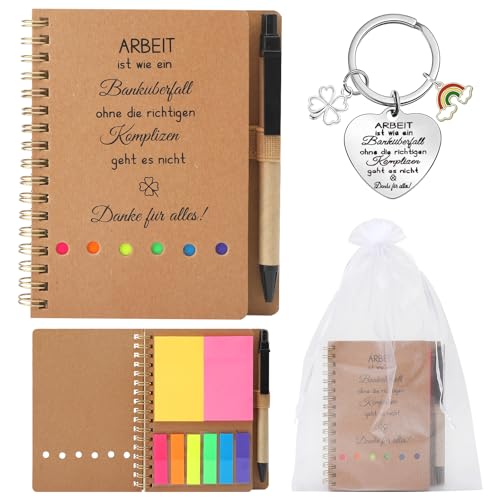 HENGBIRD Geschenk Kollegin, Abschiedsgeschenk Kollegen Jobwechsel Notizbuch Kugelschreiber und Schlüsselanhänger Beste Kollegen Geschenk Abschied Kollegin Geschenk Danke Geschenke Kollegen HENGBIRD Geschenk Kollegin, Abschiedsgeschenk Kollegen Jobwechsel Notizbuch Kugelschreiber und Schlüsselanhänger Beste Kollegen Geschenk Abschied Kollegin Geschenk Danke Geschenke Kollegen von HENGBIRD