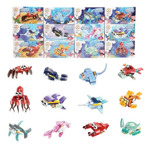 HENGBIRD Mitgebsel Kindergeburtstag Gastgeschenke Mini Bausteine 12 Pack Party Animals Bausteine Spielzeug Meerestiere Kindergeburtstag Mitgebsel Set für 4 5 6 7 8 9 10 11 12 Jahre Mädchen und Jungen HENGBIRD Mitgebsel Kindergeburtstag Gastgeschenke Mini Bausteine 12 Pack Party Animals Bausteine Spielzeug Meerestiere Kindergeburtstag Mitgebsel Set für 4 5 6 7 8 9 10 11 12 Jahre Mädchen und Jungen von HENGBIRD