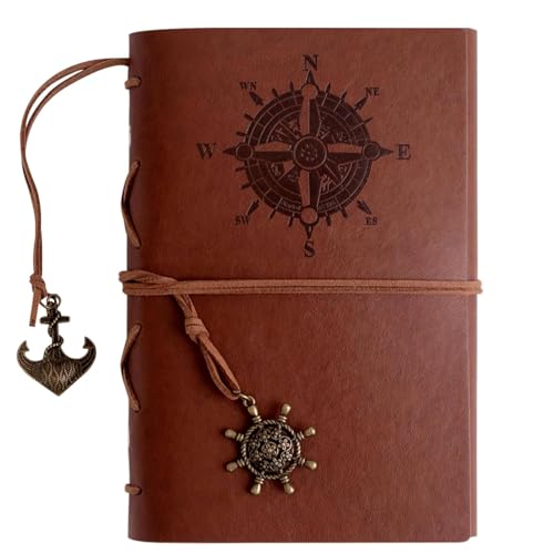 HENGBIRD Reisetagebuch A5 Leder Notizbuch,150 Seiten Blanko Vintage Reisenotizbuch zum Selberschreiben,Travel Journal Ringbuch,Tagebuch Leder Geschenk für Reisende, Nachfüllbares Skizzenbuch HENGBIRD Reisetagebuch A5 Leder Notizbuch,150 Seiten Blanko Vintage Reisenotizbuch zum Selberschreiben,Travel Journal Ringbuch,Tagebuch Leder Geschenk für Reisende, Nachfüllbares Skizzenbuch von HENGBIRD