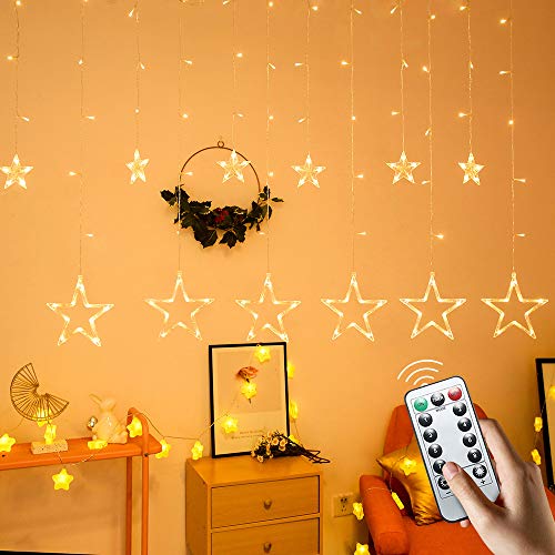 HENGMEI 3m 138 LEDs Lichterkette Lichterwand Lichtervorhang Warmweiß USB-Stecker mit Fernbedienung 8 Leuchtmodi IP44 Wasserfest Weihnachtsbeleuchtung Weihnachtsdeko Lichterdeko Innen und Außen HENGMEI 3m 138 LEDs Lichterkette Lichterwand Lichtervorhang Warmweiß USB-Stecker mit Fernbedienung 8 Leuchtmodi IP44 Wasserfest Weihnachtsbeleuchtung Weihnachtsdeko Lichterdeko Innen und Außen von HENGMEI