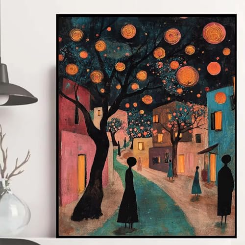 Abstrakt Diamond Painting 30x40 cm, Stadt Diamond Painting Erwachsene Anfänger 5D DIY Runder Vollbohrer Diamanten Malerei Mosaik Bastelset Erwachsene für Zimmer Deko, Geschenke für Frauen -hjw2508AW Abstrakt Diamond Painting 30x40 cm, Stadt Diamond Painting Erwachsene Anfänger 5D DIY Runder Vollbohrer Diamanten Malerei Mosaik Bastelset Erwachsene für Zimmer Deko, Geschenke für Frauen -hjw2508AW von HENJGWEG