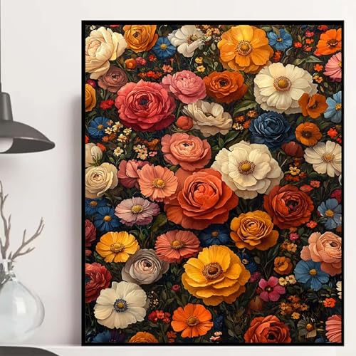 Blumen Diamond Painting 100x135cm, Blumen Diamond Painting Erwachsene Anfänger 5D DIY Runder Vollbohrer Diamanten Malerei Mosaik Bastelset Erwachsene für Zimmer Deko, Geschenke für Frauen -hjw2508XL Blumen Diamond Painting 100x135cm, Blumen Diamond Painting Erwachsene Anfänger 5D DIY Runder Vollbohrer Diamanten Malerei Mosaik Bastelset Erwachsene für Zimmer Deko, Geschenke für Frauen -hjw2508XL von HENJGWEG