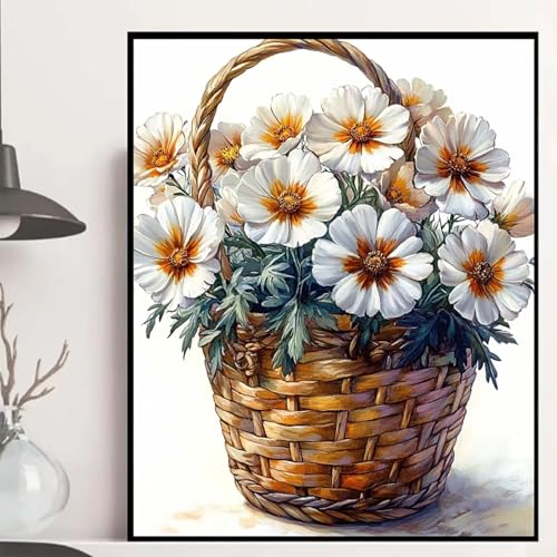 Blumen Diamond Painting 30×40cm, Pflanzen Diamond Painting Erwachsene Anfänger 5D DIY Runder Vollbohrer Diamanten Malerei Mosaik Bastelset Erwachsene für Zimmer Deko, Geschenke für Frauen -hjw2508PJ Blumen Diamond Painting 30×40cm, Pflanzen Diamond Painting Erwachsene Anfänger 5D DIY Runder Vollbohrer Diamanten Malerei Mosaik Bastelset Erwachsene für Zimmer Deko, Geschenke für Frauen -hjw2508PJ von HENJGWEG