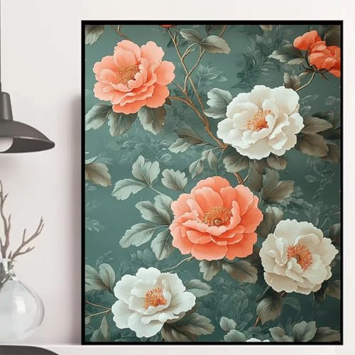 Blumen Diamond Painting 40x50cm, Pflanzen Diamond Painting Erwachsene Anfänger 5D DIY Runder Vollbohrer Diamanten Malerei Mosaik Bastelset Erwachsene für Zimmer Deko, Geschenke für Frauen -hjw2508SL Blumen Diamond Painting 40x50cm, Pflanzen Diamond Painting Erwachsene Anfänger 5D DIY Runder Vollbohrer Diamanten Malerei Mosaik Bastelset Erwachsene für Zimmer Deko, Geschenke für Frauen -hjw2508SL von HENJGWEG
