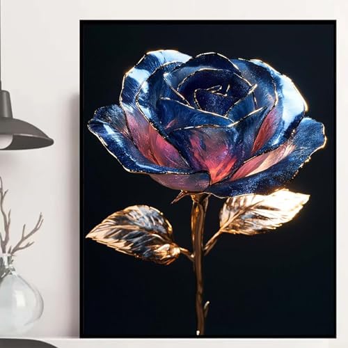 Blumen Diamond Painting 90x120 cm, Rose Diamond Painting Erwachsene Anfänger 5D DIY Runder Vollbohrer Diamanten Malerei Mosaik Bastelset Erwachsene für Zimmer Deko, Geschenke für Frauen -hjw25080J Blumen Diamond Painting 90x120 cm, Rose Diamond Painting Erwachsene Anfänger 5D DIY Runder Vollbohrer Diamanten Malerei Mosaik Bastelset Erwachsene für Zimmer Deko, Geschenke für Frauen -hjw25080J von HENJGWEG