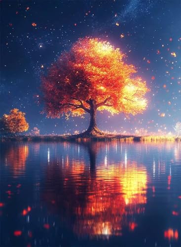 Diamond Painting Baum Diamond Painting Erwachsene, Crystal Art Herbst Muster Design 5D DIY Runder Vollbohrer Diamanten Malerei Stickerei Kreuzstich Basteln für Deko Wohnzimmer 50x70cm -hjw2508A5 Diamond Painting Baum Diamond Painting Erwachsene, Crystal Art Herbst Muster Design 5D DIY Runder Vollbohrer Diamanten Malerei Stickerei Kreuzstich Basteln für Deko Wohnzimmer 50x70cm -hjw2508A5 von HENJGWEG