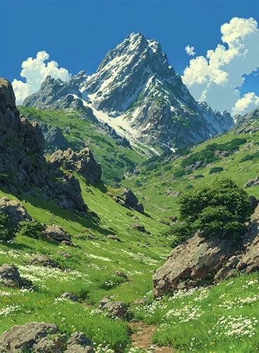 Diamond Painting Berg Diamond Painting Erwachsene, Crystal Art Landschaft Muster Design 5D DIY Runder Vollbohrer Diamanten Malerei Stickerei Kreuzstich Basteln für Deko Wohnzimmer 40x50 cm -hjw250803 Diamond Painting Berg Diamond Painting Erwachsene, Crystal Art Landschaft Muster Design 5D DIY Runder Vollbohrer Diamanten Malerei Stickerei Kreuzstich Basteln für Deko Wohnzimmer 40x50 cm -hjw250803 von HENJGWEG