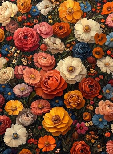 Diamond Painting Blumen Diamond Painting Erwachsene, Crystal Art Blumen Muster Design 5D DIY Runder Vollbohrer Diamanten Malerei Stickerei Kreuzstich Basteln für Deko Wohnzimmer 90x120cm -hjw250830 Diamond Painting Blumen Diamond Painting Erwachsene, Crystal Art Blumen Muster Design 5D DIY Runder Vollbohrer Diamanten Malerei Stickerei Kreuzstich Basteln für Deko Wohnzimmer 90x120cm -hjw250830 von HENJGWEG