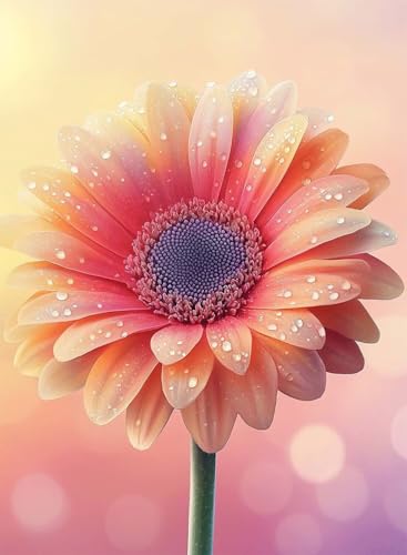 Diamond Painting Chrysantheme Diamond Painting Erwachsene, Crystal Art Blumen Muster Design 5D DIY Vollbohrer Diamanten Malerei Stickerei Kreuzstich Basteln für Deko Wohnzimmer 60x80cm -hjw2508J9 von HENJGWEG