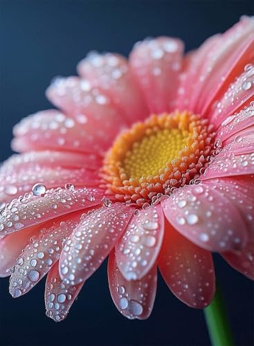 Diamond Painting Chrysantheme Diamond Painting Erwachsene, Crystal Art Pflanzen Muster Design 5D DIY Vollbohrer Diamanten Malerei Stickerei Kreuzstich Basteln für Deko Wohnzimmer 60×80cm -hjw250804 von HENJGWEG