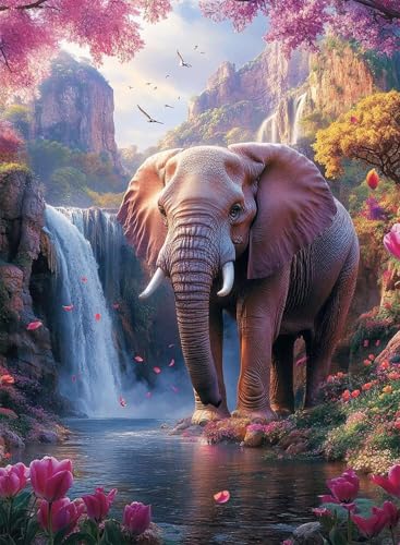 Diamond Painting Elefant Diamond Painting Erwachsene, Crystal Art Stürze Muster Design 5D DIY Runder Vollbohrer Diamanten Malerei Stickerei Kreuzstich Basteln für Deko Wohnzimmer 60x80cm -hjw2508N4 Diamond Painting Elefant Diamond Painting Erwachsene, Crystal Art Stürze Muster Design 5D DIY Runder Vollbohrer Diamanten Malerei Stickerei Kreuzstich Basteln für Deko Wohnzimmer 60x80cm -hjw2508N4 von HENJGWEG