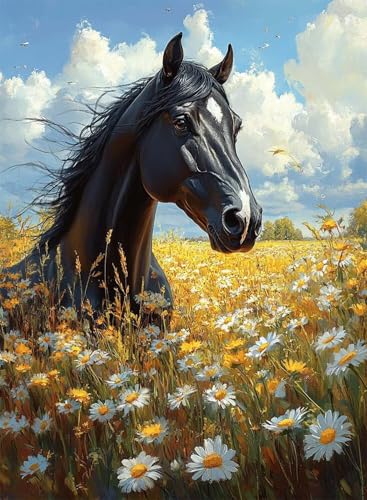 Diamond Painting Horse Diamond Painting Erwachsene, Crystal Art Chrysantheme Muster Design 5D DIY Vollbohrer Diamanten Malerei Stickerei Kreuzstich Basteln für Deko Wohnzimmer 40×50cm -hjw2508X9 Diamond Painting Horse Diamond Painting Erwachsene, Crystal Art Chrysantheme Muster Design 5D DIY Vollbohrer Diamanten Malerei Stickerei Kreuzstich Basteln für Deko Wohnzimmer 40×50cm -hjw2508X9 von HENJGWEG